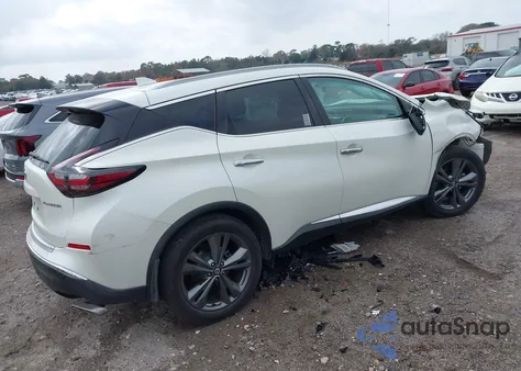 2022 Nissan Murano Platinum Fwd из США, поврежденный, VIN 5N1AZ2DJ8NC130554